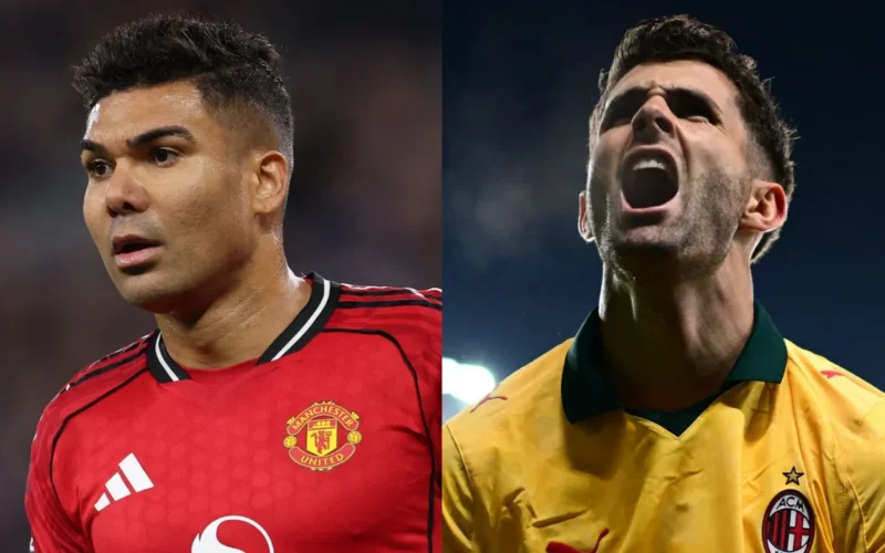 نجم مانشستر يونايتد كاسيميرو يخطط لمزاملة كريستيان بوليسيتش بقميص نادي ميلان الإيطالي